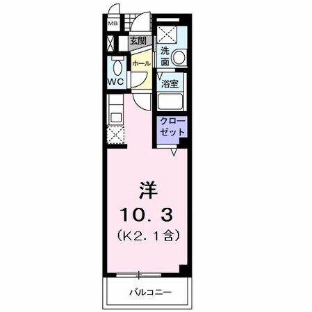 フレンテの物件間取画像